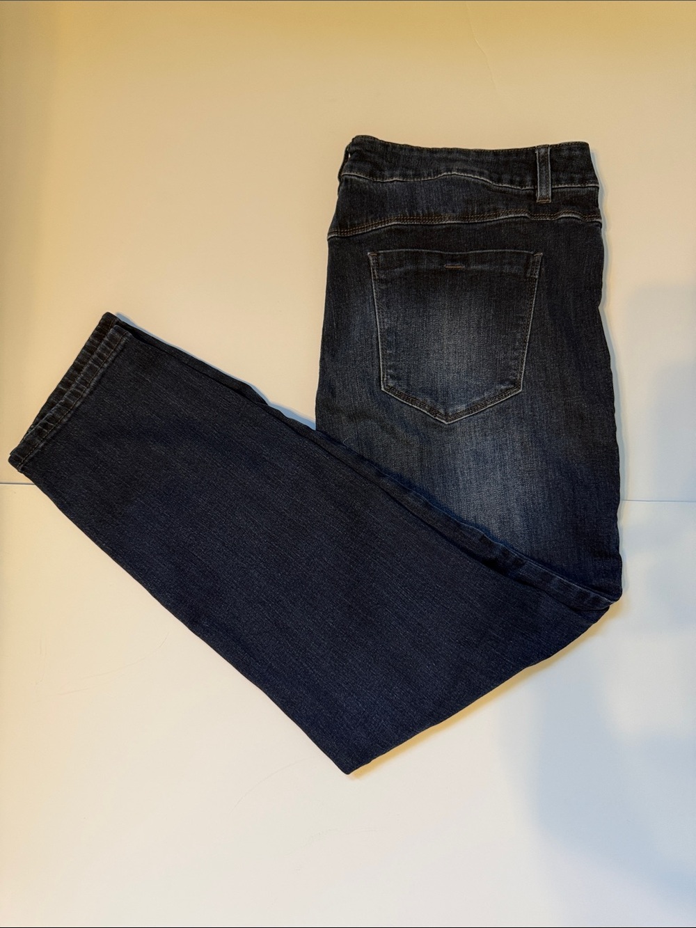 EST. 1946 Women's Straight-Leg Jeans in Dark Blue - Size 16 Petite